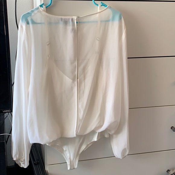 1 State off white blouse bodysuit - Picture 2 of 4